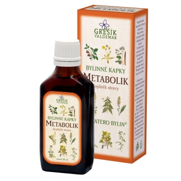 BYLINNÉ KAPKY METABOLIK 50 ml