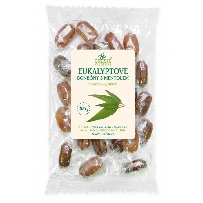 EUKALYPTOVÉ BONBÓNY S MENTOLEM EUKALYPTOVÉ BONBÓNY S MENTOLEM