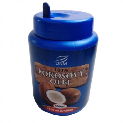 Kokosový olej v dóze 500 ml, DNM, EXPIRACE 12/20