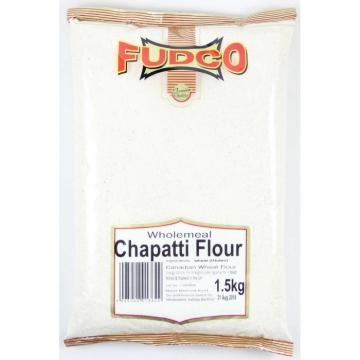 CHAPATI - mouka pšeničná celozrnná - jemná 1,5 kg FUDCO