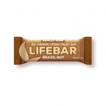 Lifebar brazilská BIO RAW tyčinka 47g 