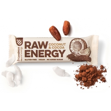 tyčinka raw energy COCONUT & COCOA 50g