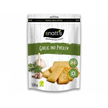 Česnekový chléb s petrželí, Snatts 120g 