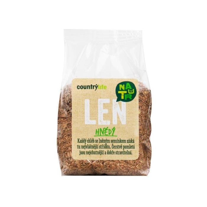 Len hnědý 300 g COUNTRY LIFE Len hnědý 300 g COUNTRY LIFE