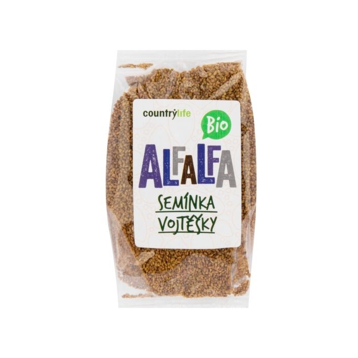 Alfalfa semínka vojtěšky 125 g BIO COUNTRY LIFE Alfalfa semínka vojtěšky 125 g BIO COUNTRY LIFE