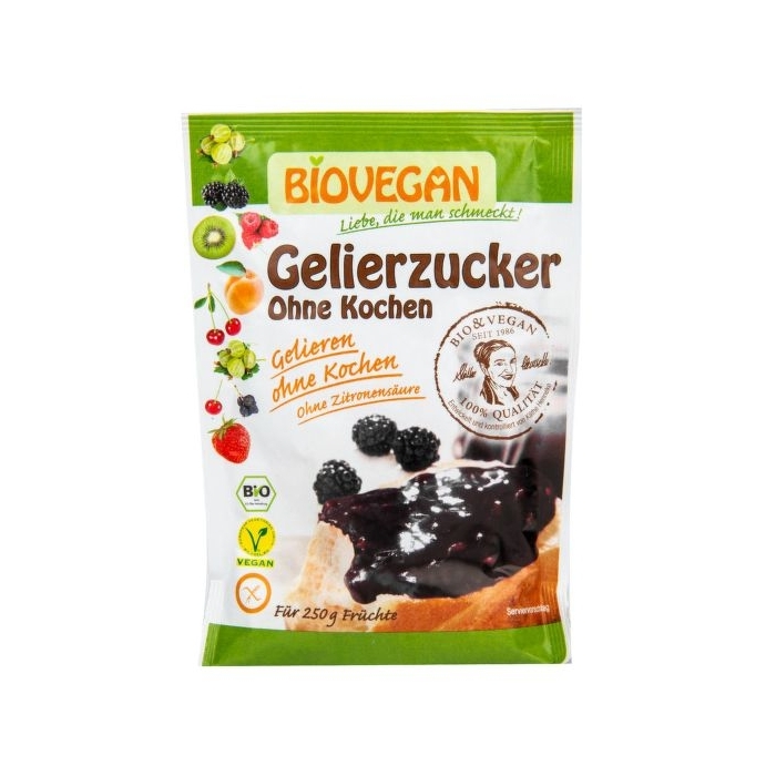 Cukr želírovací bez vaření 115 g BIO BIOVEGAN Cukr želírovací bez vaření 115 g BIO BIOVEGAN