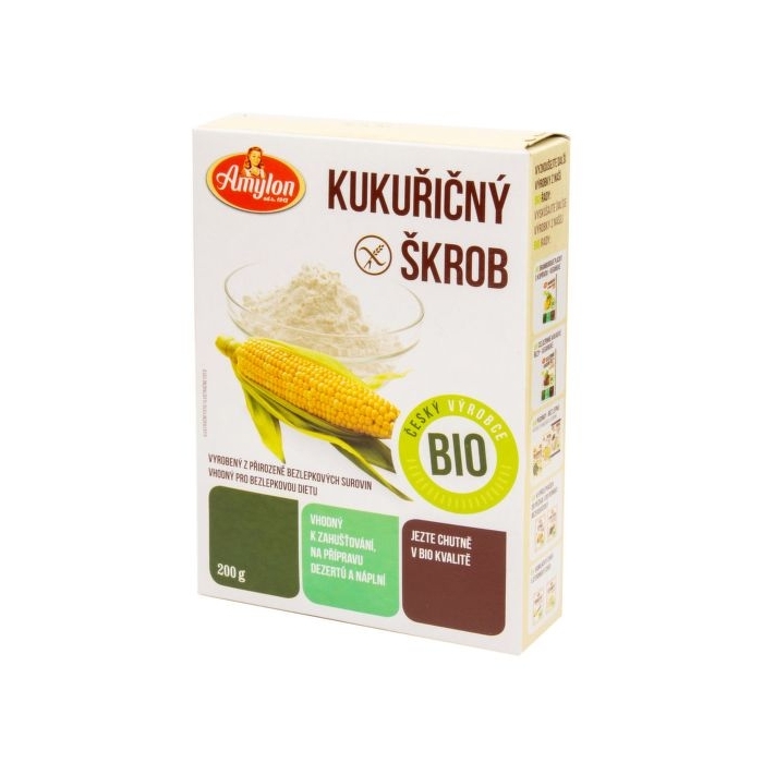 Škrob kukuřičný 200 g BIO AMYLON C.L. Škrob kukuřičný 200 g BIO AMYLON C.L.
