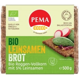 Bio žitný chléb se lněným semínkem PEMA 500 g
