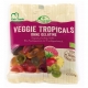 Bio gumové bonbóny bez želatiny Veggie Tropicals, 100 gfair Trade 