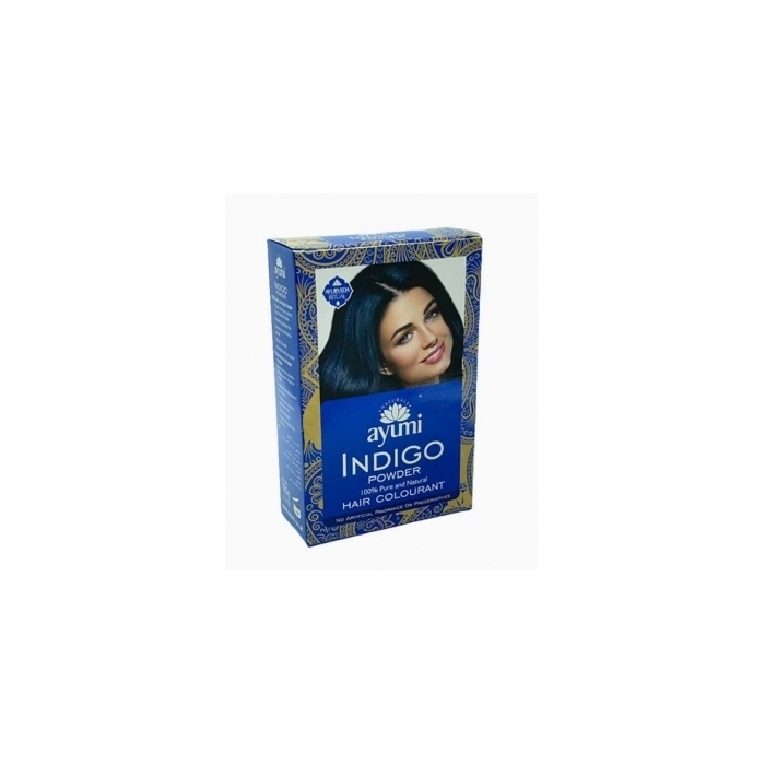 Prášek INDIGO- barva na vlasy modročerná 100 g AYUMI Prášek INDIGO- barva na vlasy modročerná 100 g AYUMI