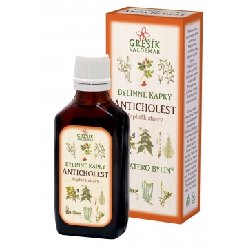 BYLINNÉ KAPKY ANTICHOLEST 50ml Grešík