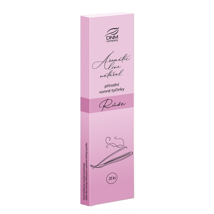 Vonné tyčinky - RŮŽE 20 ks AROMATIC LINE NATURAL Vonné tyčinky - RŮŽE 20 ks AROMATIC LINE NATURAL