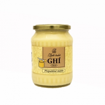GHÍ - přepuštěné máslo ve skle 600 g/720 ml DNM