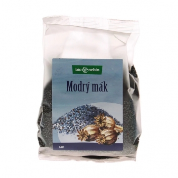 Mák modrý český bio*nebio...