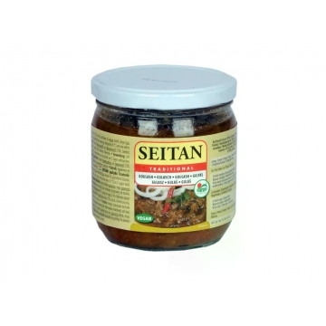 Seitan kousky ve skle 370g...