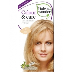Hairwonder Přírodní dlouhotrvající barva BIO SVĚTLÁ BLOND 8