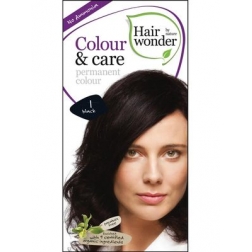Hairwonder Přírodní dlouhotrvající barva BIO ČERNÁ 1